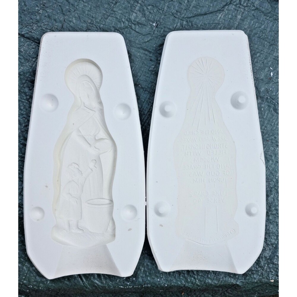 Duncan Bible Verse Slip Mold DM-648 (Verse focused on Christ)